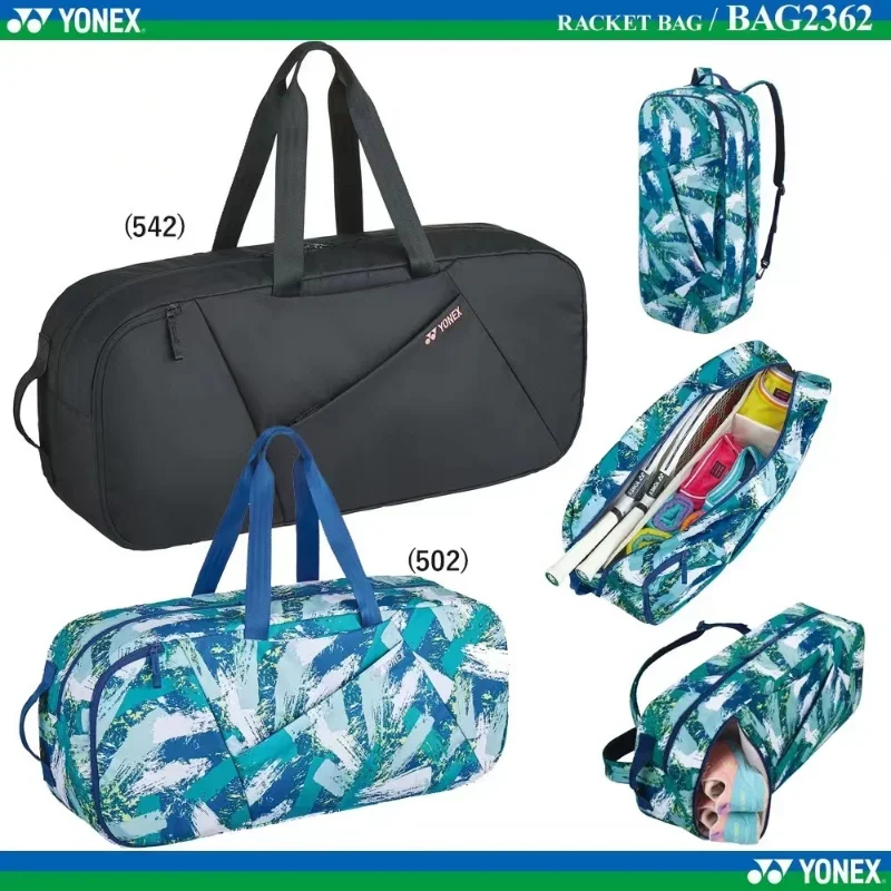 

YONEX High-quality Badminton Racket Sports Bag Large Tennis Racket Backpack Large Capacity Can Hold 8 Rackets Shoe Partitions