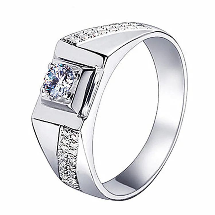 

SR5 Rings with Crystal Delicate Design Accessories Gift for Anniversary Temperament Lady Men