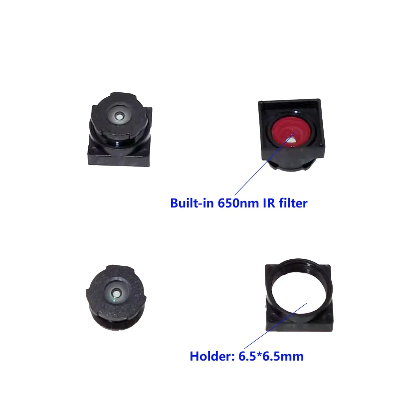 ? HD 5.0메가픽셀 0.95mm 렌즈 M5.5 미니 렌즈 650nm 850nm IR 필터 손바닥 지문 손바닥 정맥 인식 렌즈 144 ° 초광각 뷰 앵글
