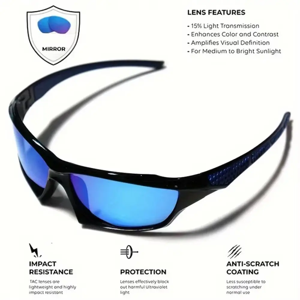 Cycling Sunglasses Cycling Glasses Sun Glasses Lens Sunglasses Bicycle Glasses Sports Glasses Sport Sunglasses Sports Goggles UV400 Polarized Cycling Sunglass HD Lens Sunglasses UV Resistant Cycling Glass Windproof Lightweight Outdoor Sport Goggle
