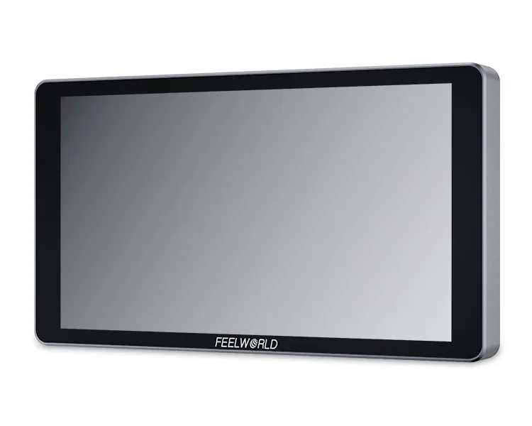 FEELWORLD P6XL 6-inch DSLR Camera Video Monitor Built-in Battery 4K HD 1200nit Touch Screen Field Monitor
