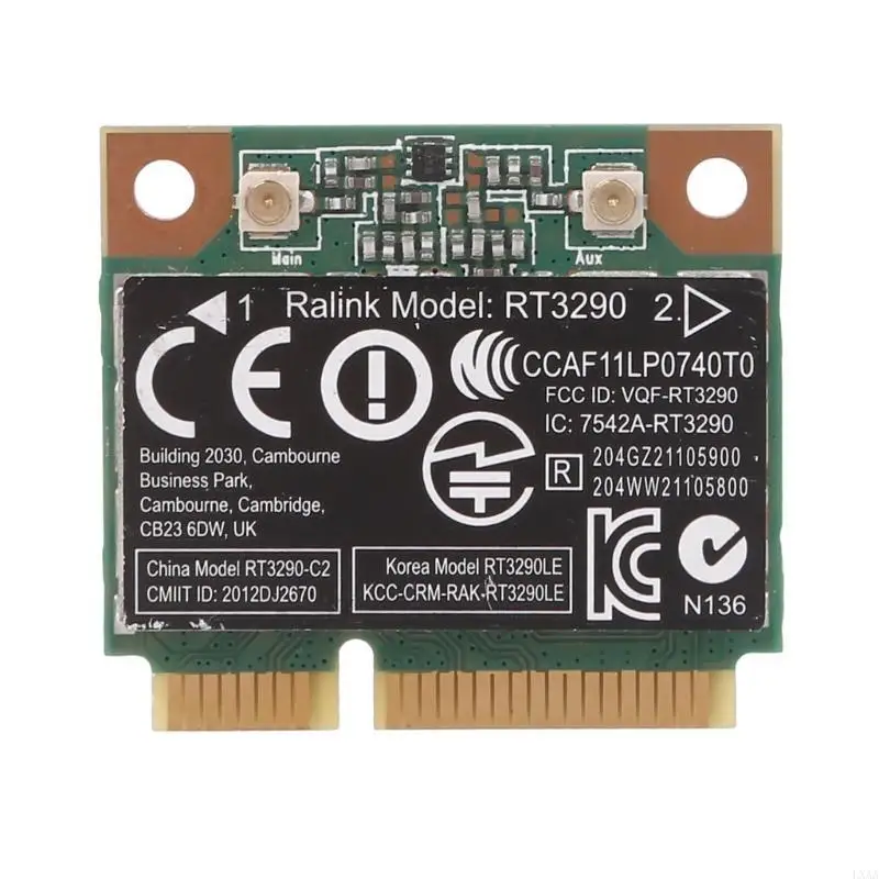 RT3290 690020-001 용 LXAA 2.4Ghz 무선 네트워크 카드 호환 미니 PCI-e LAN 카드, 802.11b/g/n 지원