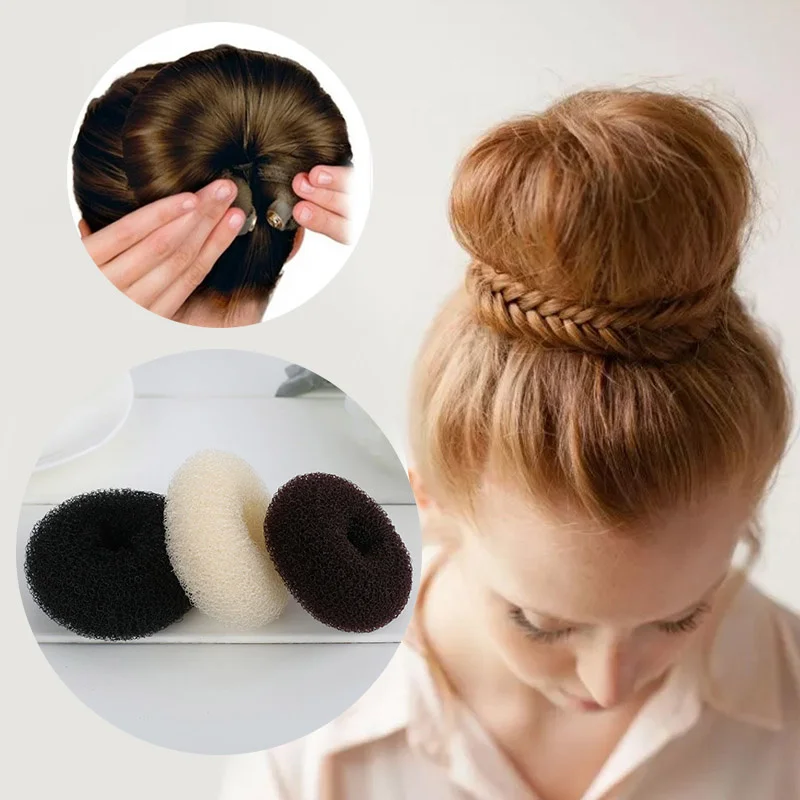 Fashion Hair Bun Maker Donut Magic Foam Sponge Easy Big Ring Hair