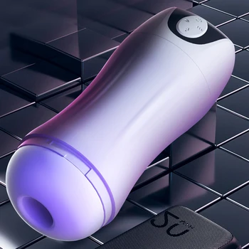 Masturbators For Men Automatic Sucking Real Vagina Vibrator Male Masturbation Cup Pussy Pocket Sex Machine Toys  For Adults 18 4
