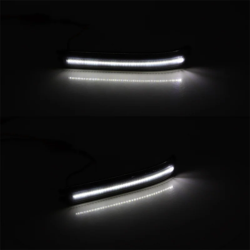 LED Dynamic Side Mirror Turn Signal Light Smoke For 2009