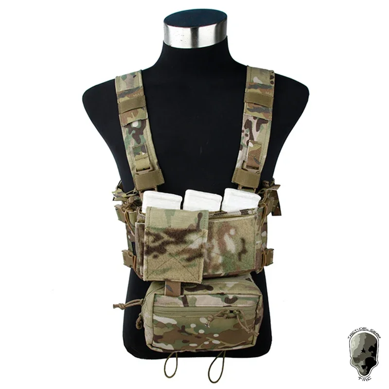 TMC Tactical Modular Chest Rig Micro Fight Chassis w/ 5.56 Mag Pouch Airsoft Hunting Vest Tactical Gear 3115
