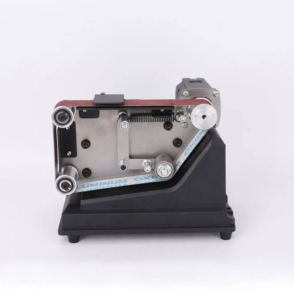 180W Compact Electric Mini Belt Sander Kit with 10 533x30mm Sanding Belts Compatible for 18-24V Makita Batteries