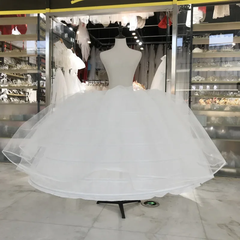 Abito Da Sposa Slip Dress Clouds Super Puffy Performance 7 Steel 2 Yarn Ring Regolabile Seven Bones Crinoline Female