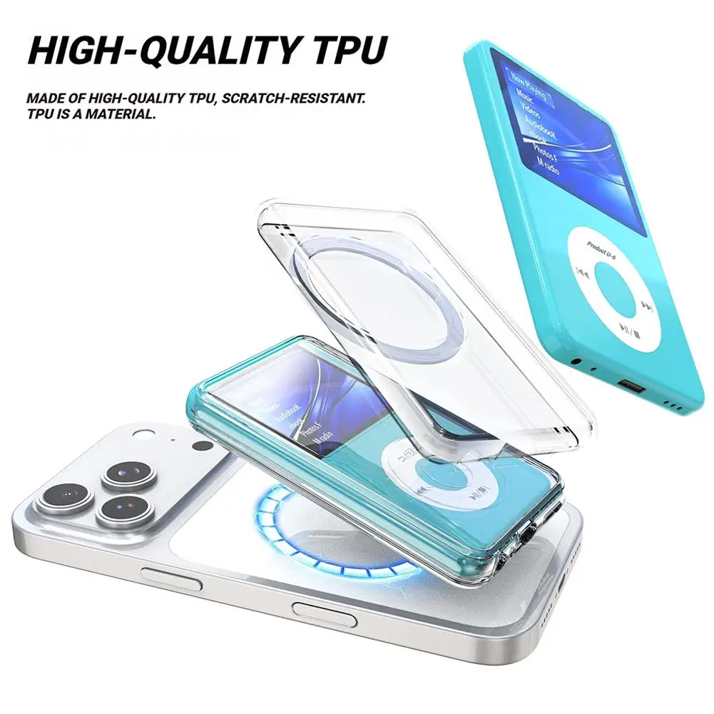 INNIOASIS Y1 자기 TPU 보호 케이스 휴대용 MP3 플레이어 보호 커버 오디오 액세서리