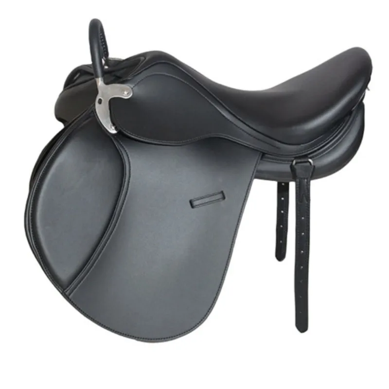 Armrest Full Set Comprehensive Novice Saddle for Tourists Microfiber Wear-Resistant Horse Harness Equestrian Saddle