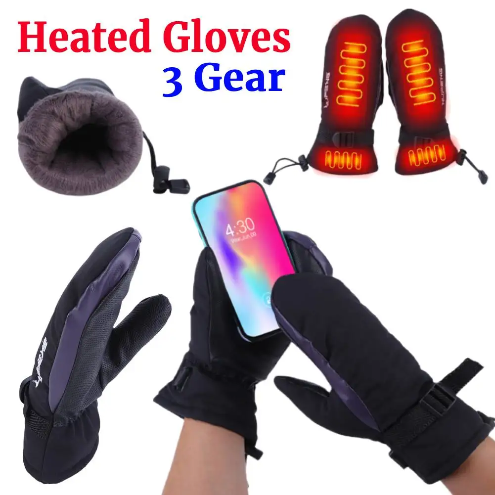 Waterproof Electric Heating Gloves for Climbing Hiking Cycling