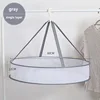 Foldable double-layer clothesline socks sweater socks artifact clothesline flat mesh bag clothesline drying net 1PC 6