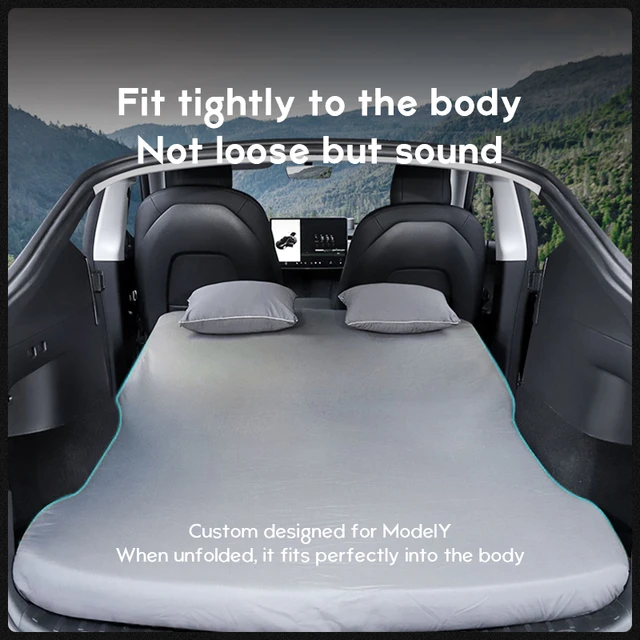 Lit de camping portable à matelas pneumatique pour Tesla Model S/3