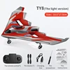 2.4Ghz RC Glider Throwing Foam Fixed Wing Airplane TY8 Fighter Fall Resistant Model Electric Outdoor Plane Gifts Toys for boys 6
