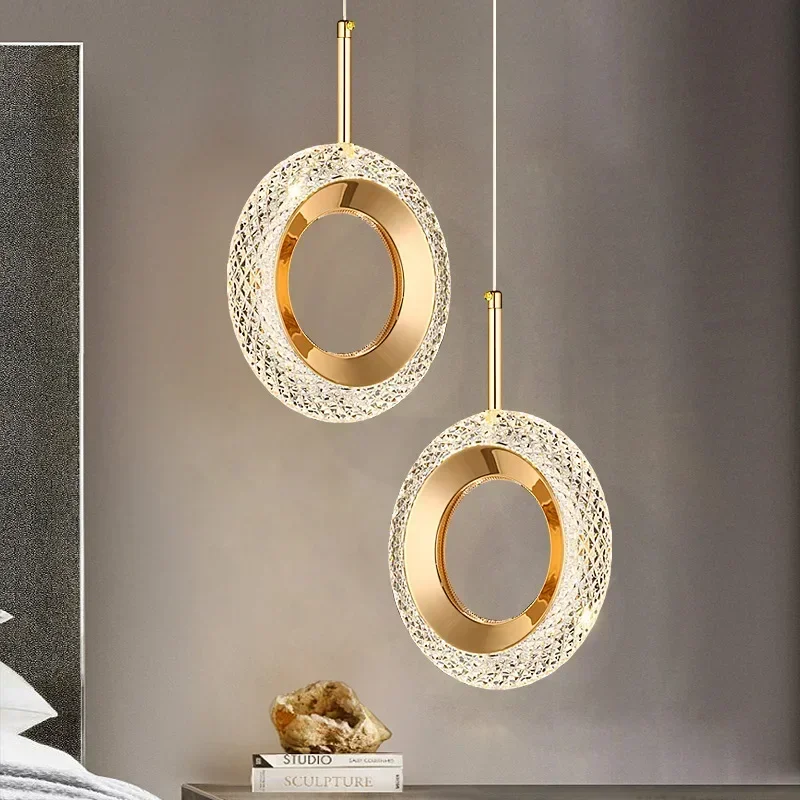 Modest Ceiling Lamps Lustre Kitchen Dining Table Crystal Chandelier Living Room Staircase Led Lights Wedding Decorations Items