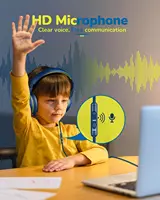 AWATRUE AT2 Headset,3.5mm Surround Stereo Gaming Headphones with Mic Soft Memory Earmuffs for PC,Laptop,Kids for School Toddler - Image 5