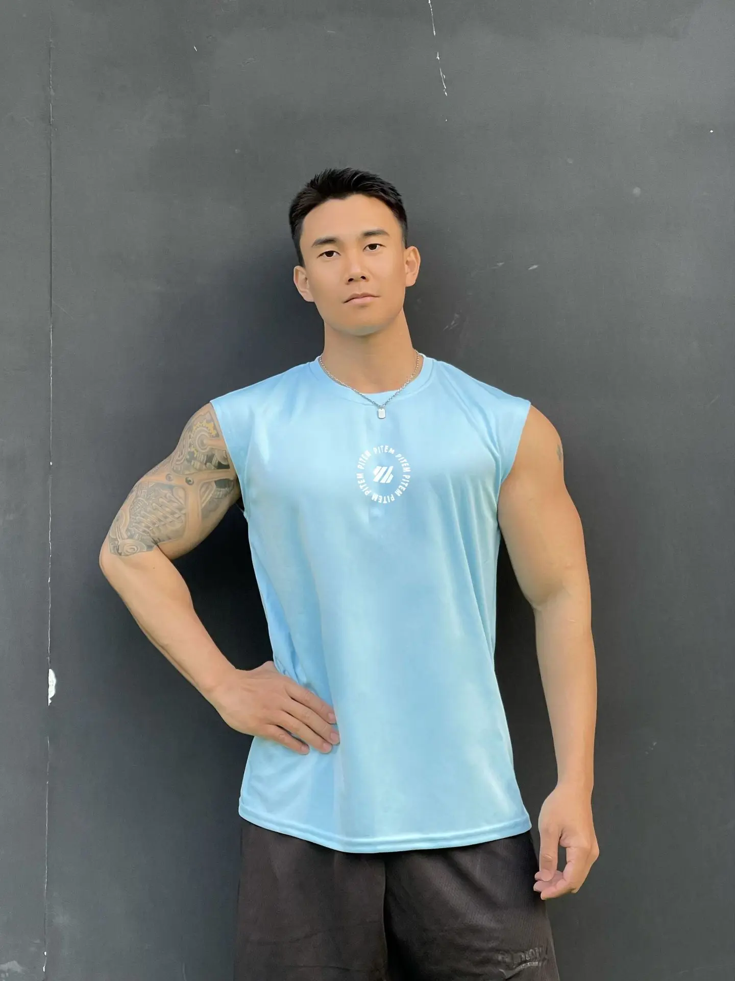 New Mens Gym Tank top Men Fitness Sleeveless Shirt Male Mesh Breathable Fitness Sports Vest Undershirt Gyms Running Vest Men S48075d24955849fea107171a1127e480L