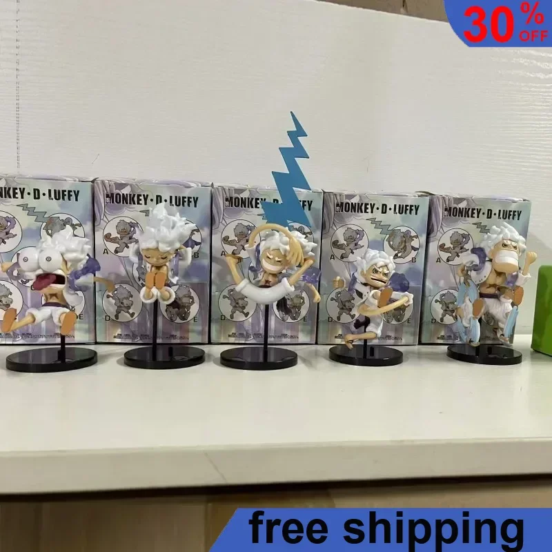 

7-11cm ONE PIECE Anime Figures Monkey D. Luffy Characters Q Version Action Figure Collection Ornaments PVC Models Doll Gift Toys