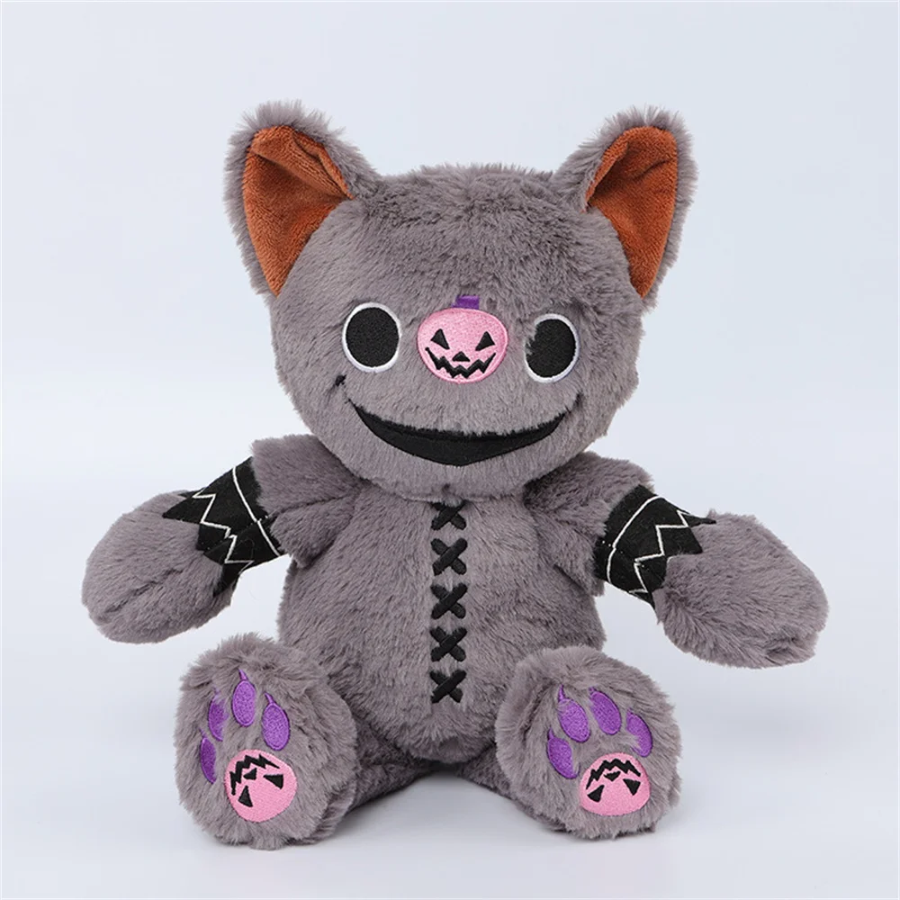 

New Demon Pumpkin Cat Halloween Cat Doll Horror Plush Toy