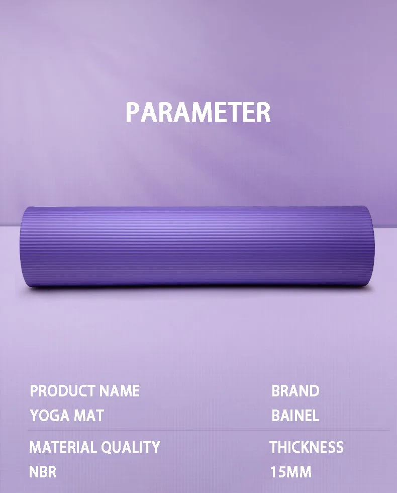 Yoga Mat with A Thickness of 20mm Anti Slip Pilates Fitness Mat Environmentally Friendly Tear Resistant WOMEN'S Yoga Mat S4807c059570a4772af4db0211a381d98g