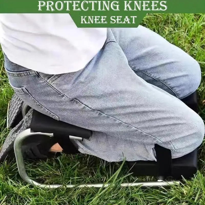 Portable Garden Kneeler Seat Chair Gardening Kneeler Lightweight Garden Seat for Gardening Mechanics Work Protecting Knees