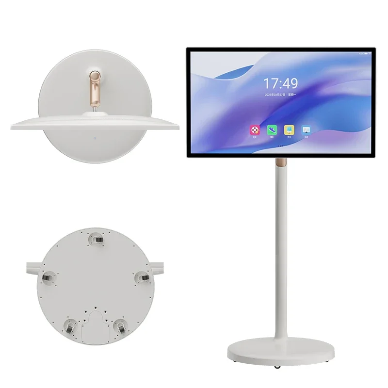 GPX 21.5 개인 정전 용량 터치 이동 화면, 1920*1080 USB IPS LCD 피트니스 디스플레이, 안드로이드 모니터, 스탠드 포함, 32 인치
