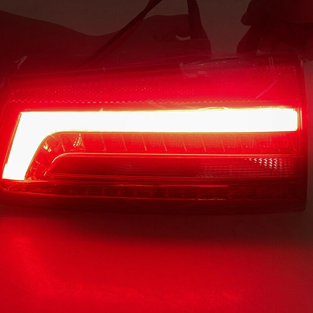 Car Left Side LED Rear Inner Tail Light Brake Lamp with Bulb Wiring Harness for-Audi A6 C7 2010-2016 4G5945093
