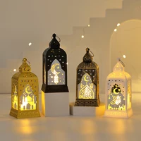 eid lantern Ramadan Decoration LED Lantern Light Eid Mubarak Star Moon Castle Lights 1