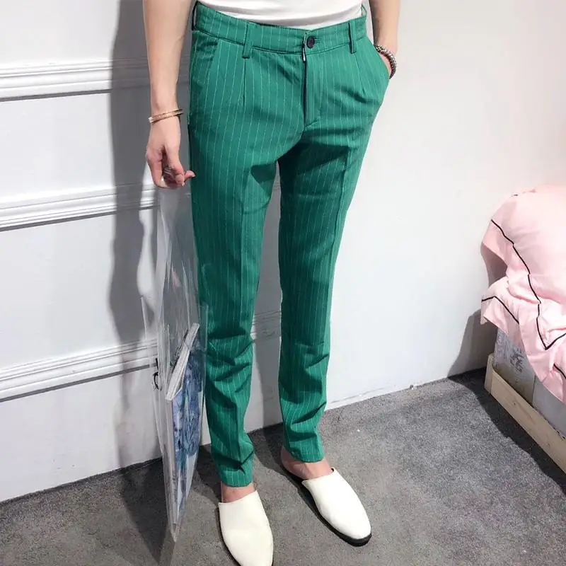 

2022 Mens Slim Fit Business Dress Pants for Men Suit Pants Men Spring Formal Straight Suit Trousers Casual Dress Pants Men Z264