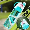 600ml New Creative Spray Water Bottle Portable Atomizing Bottles Outdoor Sports Gym Drinking Drinkware Bottles  Water Gourds 3