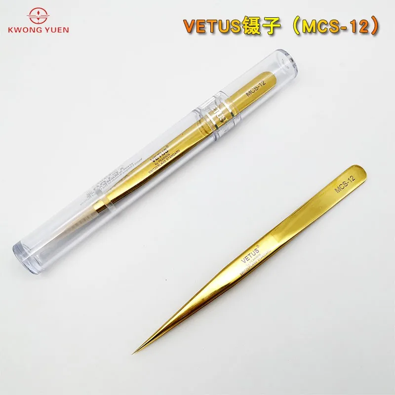 Vetus Tweezer 스테인레스 스틸 비자 성 뾰족한 팁 전문 스위스 표준 MCS-12 시계 제조 업체, 안경