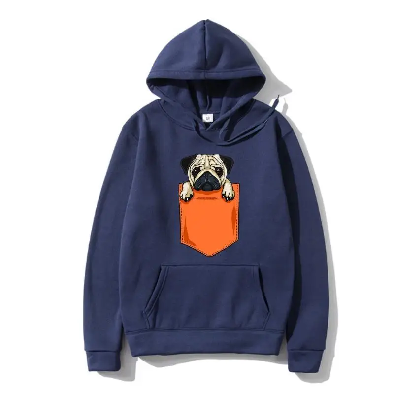 

PUG IN POCKET funny comical DOG NEW DESIGN kids dtg mens Hoody Hoody Men Women Unisex Fashion Outerwear Free Shipping