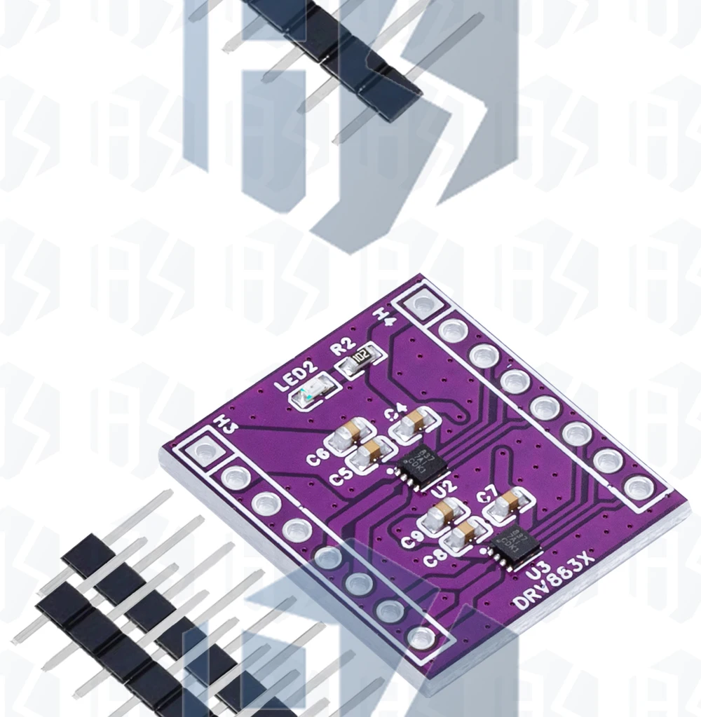 DRV8837 1-Kanal- und 2 Kanäle DC-H-Brücke-Motortreibermodul 1,8 A Schrittmotortreiberplatine – Detail 10