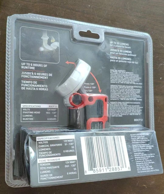 Black and Decker VP210T - Versapak Flashlight Type 1 