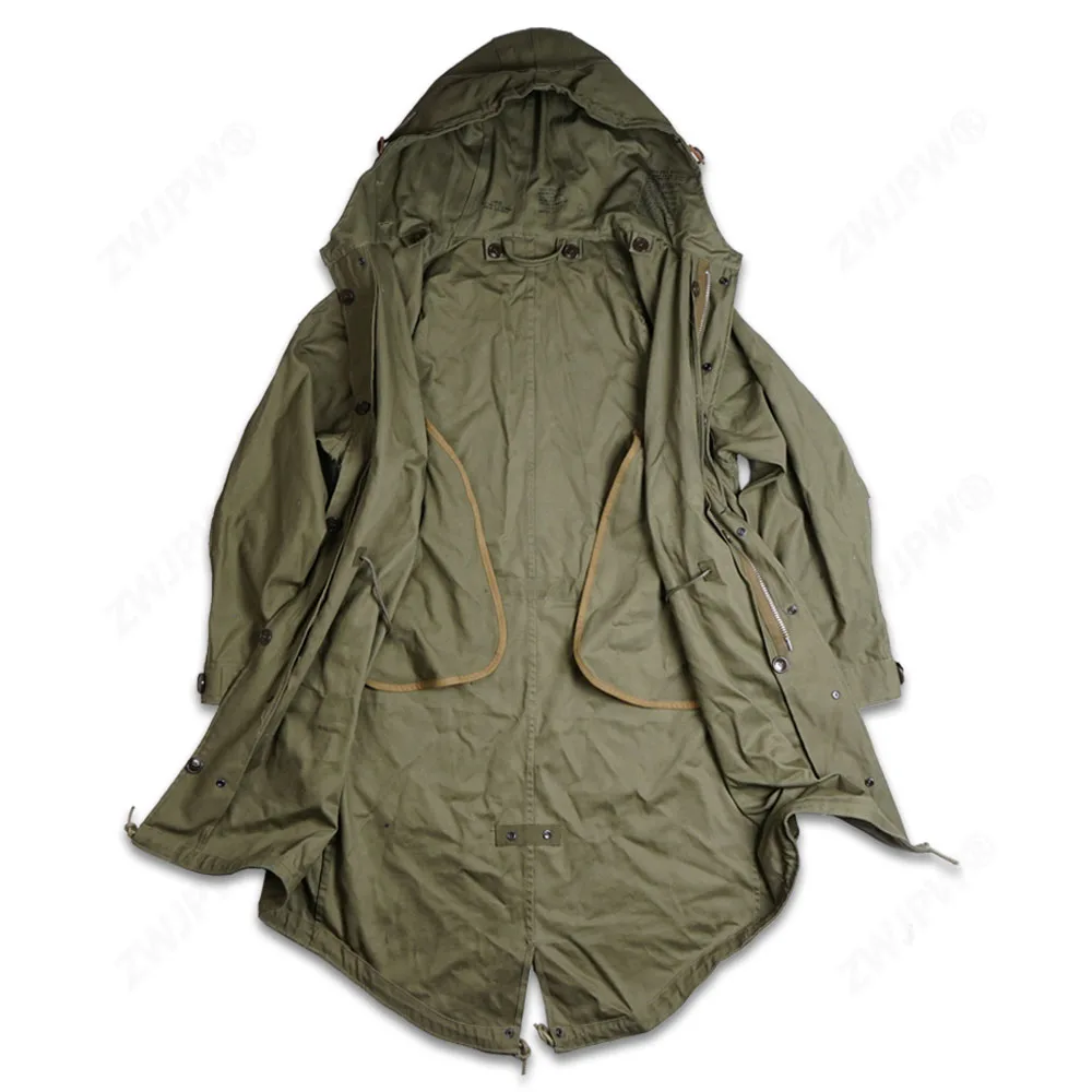 Men's Windbreaker Fishtail Coat, Parka, Spring and Autumn