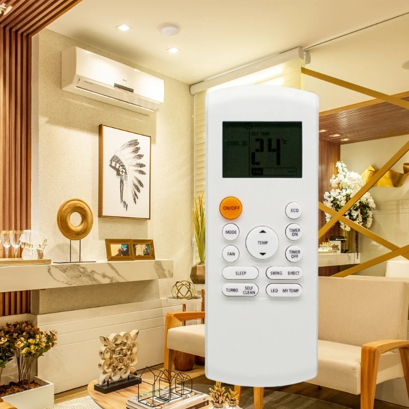 Mando a distancia de aire acondicionado compatible con mando a