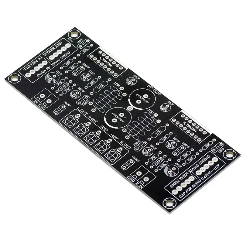 Amplificador de Potência Áudio Hifi Dual Channel Kit Faça Você Mesmo Placa Acabada Pcb Dlhifi Tda7294 x2 100w Mais 100w - Image 3