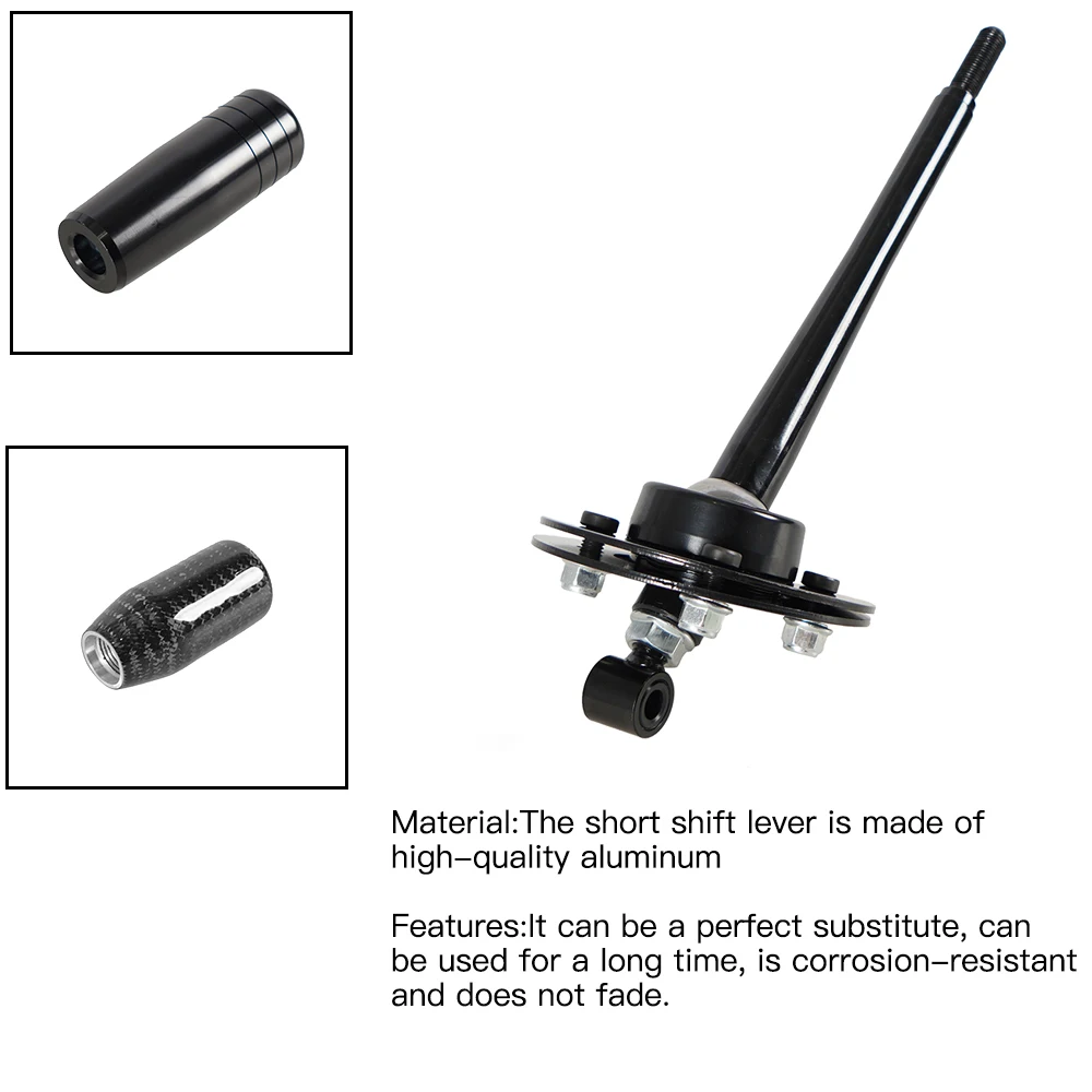 265mm Adjustable Throw Short Shifter Lever Gear Knob For BMW 85-10 E30 E36 E46 E34 E39 Z3 SK-1001