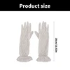 Girls White Lace Gloves with/without Rhinestones Decor for Weddings Birthdays and Special Occasion Ages 3 to 12 Years 6