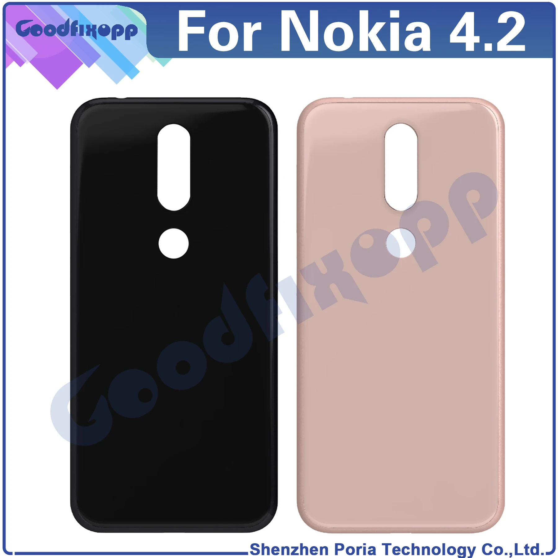 

Для Nokia 4,2 TA-1184 TA-1133 TA-1149 TA-1150 TA-1157 TA-1152, задняя крышка корпуса, задняя крышка, крышка аккумулятора, стекло