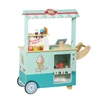 Kids Pretend Play Wooden Ice Cream Vending Cart Toy 1
