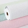 50cmX10m Linen 3D Foam Self-adhesive PVC Solid Color Thickened Waterproof Background art Wall Renovation Wallpaper Wall Stickers 6