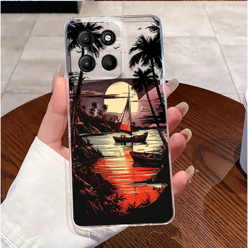 Luxury Cute Love Rabbit Clear Soft TPU Silicone Phone Case Cover