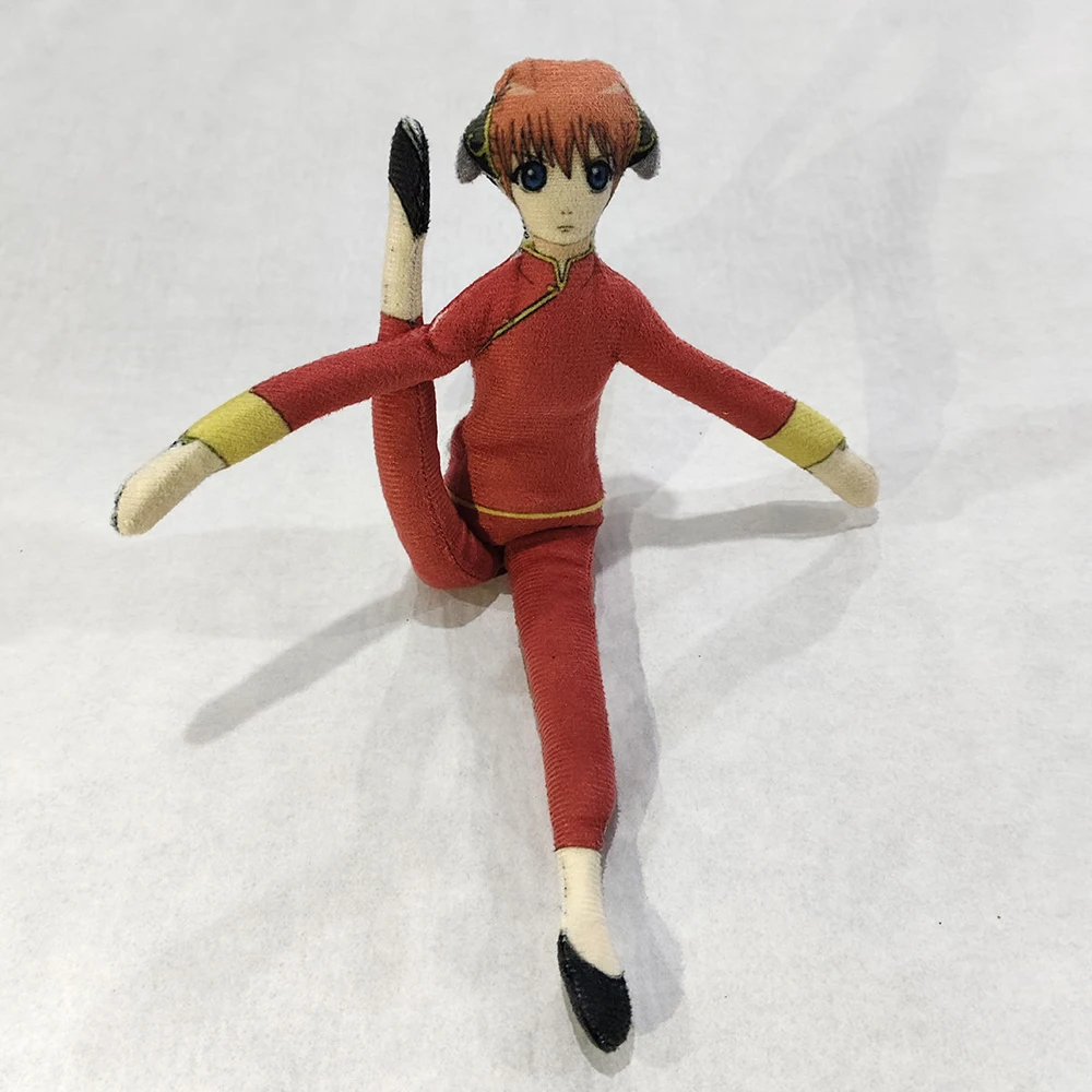 Anime Gintama Sakata Gintoki Kagura Cosplay Doll Plush Stuffed Dolls Wire Skeleton Abstract Figure Room Decoration Unisex Gifts