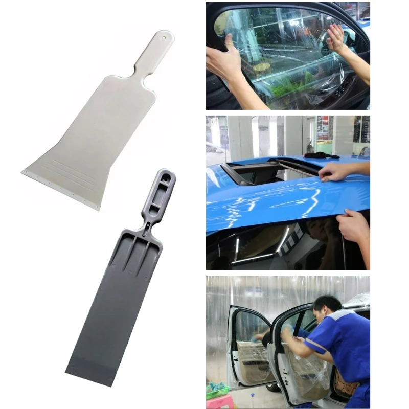 Window Tint Squeegee Wrap Tools Durable Squeegee Felt Edge Car Packaging Film Scraper Applicator Window Tint Tool Extended Squeeze Squeegee
