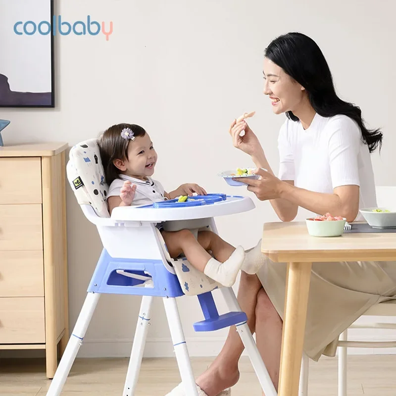 

Coolbaby детский обеденный стул, складной многофункциональный детский стол, детский портативный стул для обучения еде