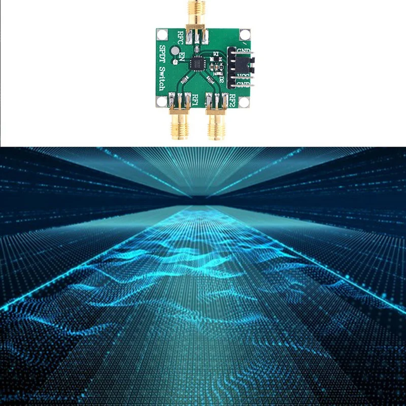 Módulo de interruptor de pólo único RF, HMC849, largura de banda de 6Ghz duplo, alto isolamento, multifuncional, conveniência, fácil de usar