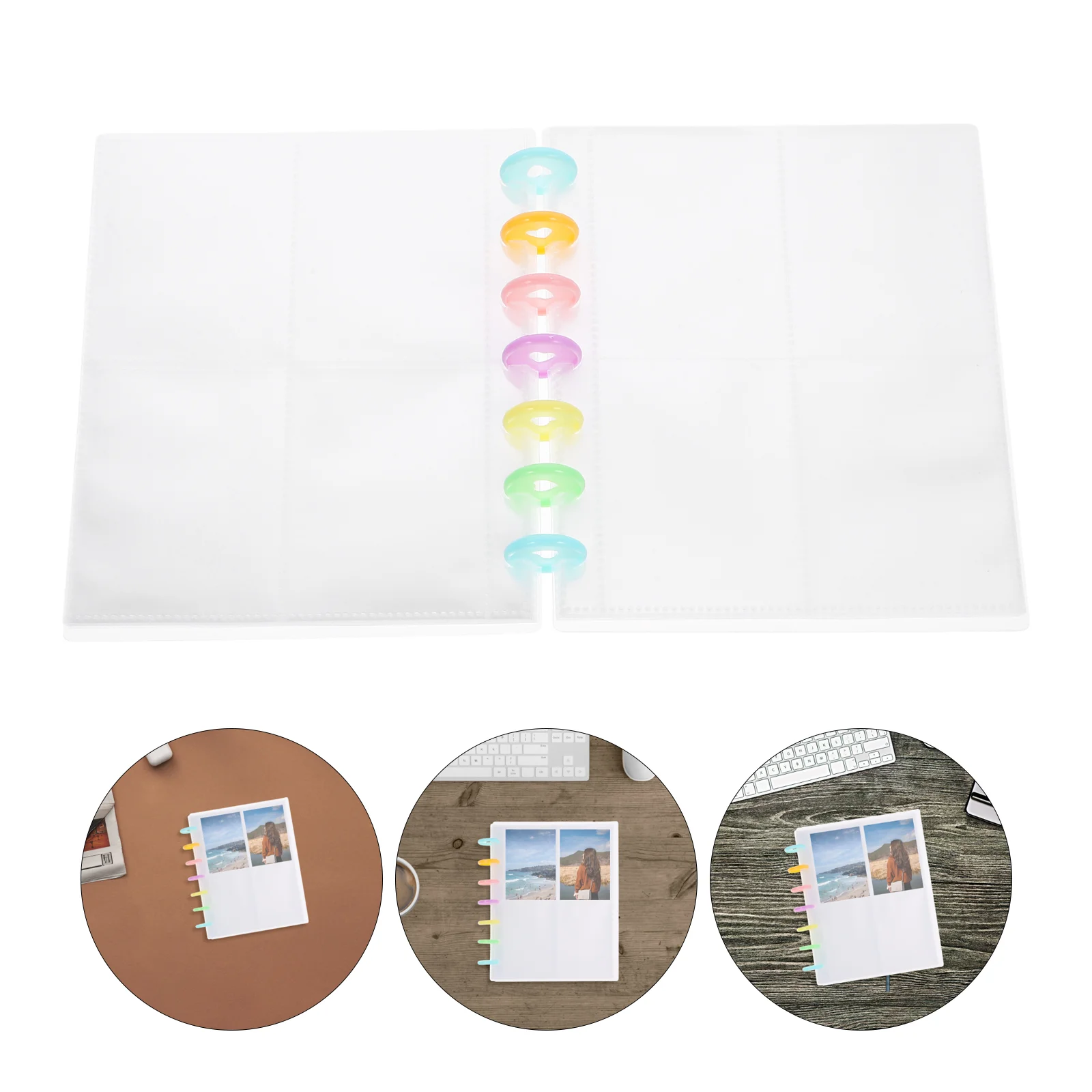 

Matte Photo Album Meaningful Gift Wedding Albums for Pictures Mini Frosted Book Collection Plastic