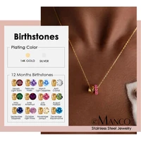 Infinity Birthstone Necklace 1