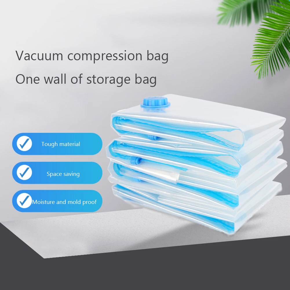 Meiqihome Vacuum Storage Bags 7 Medium, Space Saver Sealer Bags with Travel  Hand Pump, Airtight compression Bags for clothes, Pillows, com